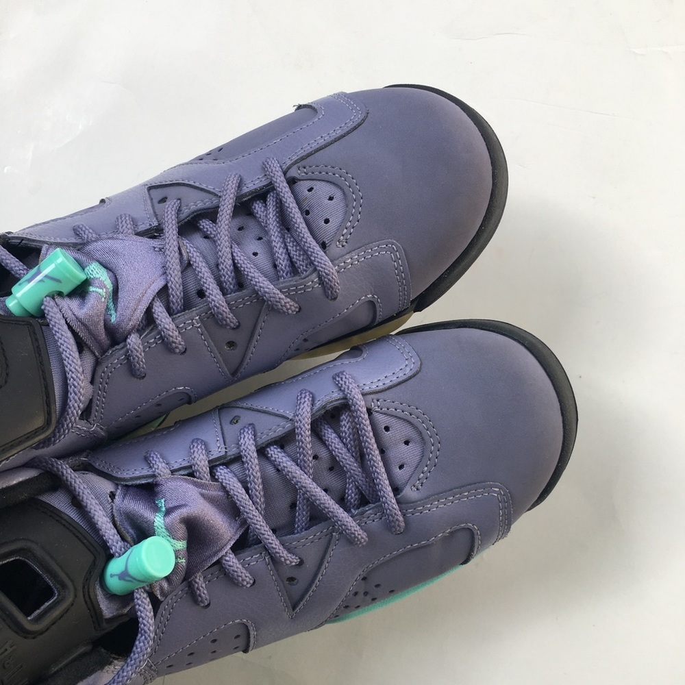 SOLD! Nike Air Jordan 6 Iron Purple VI Shoes Jordans - Picture 12 of 14